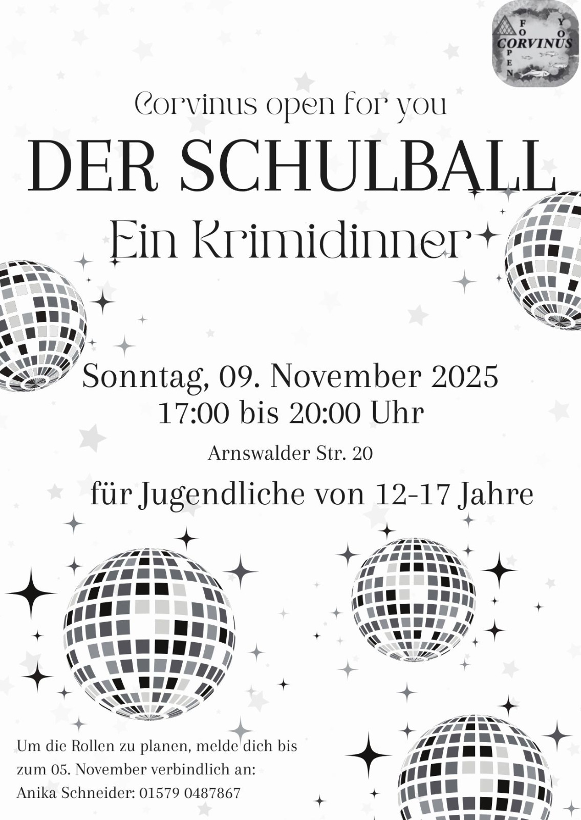 Krimi-Dinner für Jugendliche