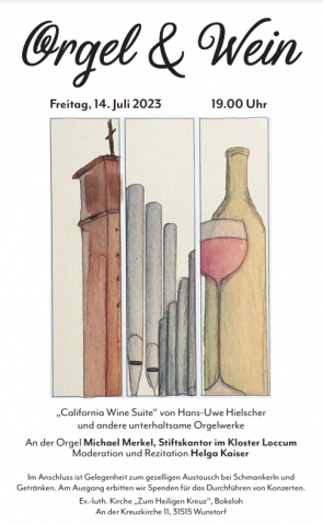 Orgel und Wein - das geht gut zusammen!